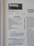 Railway Magazine 1972 July Experimental 150 mph Train on Trial 75 yrs MD Grevill