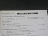 Railway Age 1961 December 18 / 25 Freight traffic issue Cut newspaper damage w c