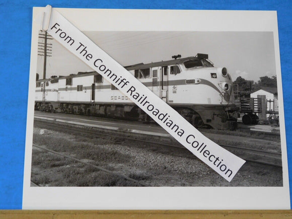 Photo Seaboard Coast Line Locomotive #3022 8X10 B&W