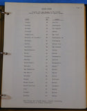 C&O B&O Railroad Telephone Binder 1973 3 Ring Binder Merchandise manual