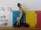 Jaycees California Nude Lady   Female  Dark blue base and hat   PIN
