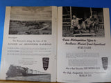 In the Maine Woods 1941 Published by the passenger department Bangor & Aroostook