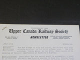 Upper Canada Railway Society Newsletter #150 July 1958 GRR new locos