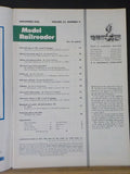 Model Railroader Magazine 1956 November  Railroad signs INSERT Hills Rocks Water