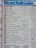 Model Railroader Magazine 1989 December Scratchbuild turnouts Dinner Train to mo