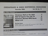 C&O History 2006 December Chesapeake and Ohio Historical Magazine Christmas Mail