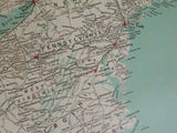 Map Southern Pacific Cotton Belt Intermodal Facilities 1985 May