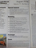 Railroad Model Craftsman Magazine 2008 August Design & build a free-mo modular l