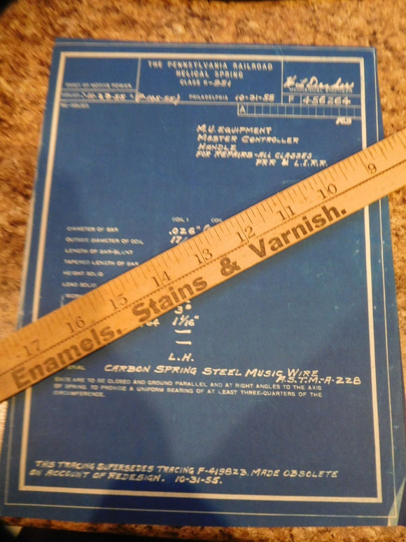 Blueprint PRR Helical Spring Class H-951 456264