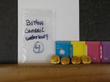 Button Conrail Waterbury Lot of 4 small gold in color