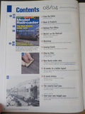 Model Railroader Magazine 2004 August New Haven under wire Brick & Stone 10 week