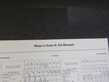Burlington Public Timetable 1969 April 27 Burlington Route