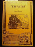 Trains By Beatrice Hurley Unit Study Books #301 American Education Press  1934