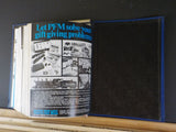 Model Railroader Magazine Complete year in MR blue binders 1978   12 issues