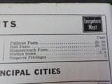 Burlington Route System Public Timetable 1959 May-October