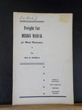 Freight Car Design Manual for Model Railroaders Walther