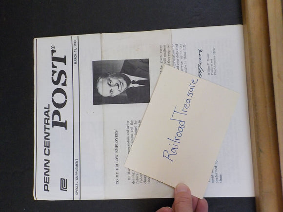 Penn Central Post Employee Magazine 1973 March  SPECIAL supplement ONLY