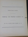 Norfolk and Western Railway Annual Report 21st for the year end December 31 1916