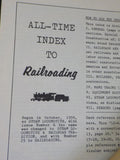 Railroading Magazine All-time index Steam Locomotive / Steam Loco & RR Tradition