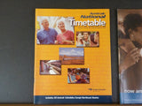 Amtrak National Timetable 2 various time tables 2000