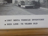 Rollsign Magazine of New England Transit News 1987 November December MBTA vehicl