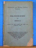 Philadelphia and Reading Railway Proposal Specification and Contract #35 1908