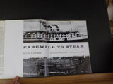 Farewell to Steam by David Plowden Dust Jacket 1966 Steam Boards Locomotives