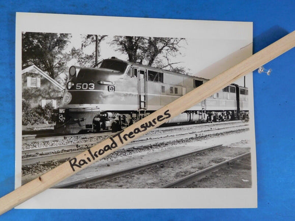 Photo Atlantic Coast Line Railroad Locomotive #503  8 X 10 B&W