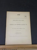 Norfolk and Western Railway Annual Report 34th Year ended December 31 1929  MAP