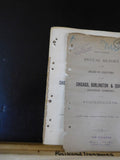 Chicago Burlington & Quincy Railroad Company Annual Report 1907 MAP