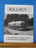 Rollsign Magazine of New England Transit News 2000 March April Southeastern Regi