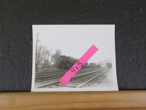 Photo CNJ Locomotive #917 Central New Jersey Black & White 4X5 1949 Bethlehem