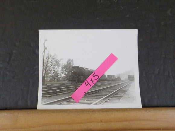 Photo CNJ Locomotive #917 Central New Jersey Black & White 4X5 1949 Bethlehem