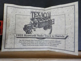 ERTL 1925 Kenworth Stake Truck with barrels Texaco #9 in the series