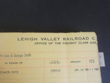 Lehigh Valley Railroad Office of the Freight claim agent 1962