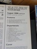Railfan & Railroad Magazine Complete Year 1990 Complete Year