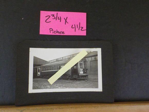 Photo Philadelphia Rapid Transit car Route #67 2 5/8 X 4.5 photo 4X6 Black & whi