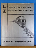 Story of the California Zephyr, The CZ Karl Zimmermann Dust Jacket 1972
