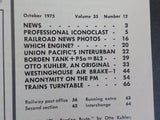 Trains Magazine 1975 October The works of Otto Kuhler