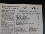 Control Point CP-3 April 1992 Maine gets Amtrak Service Snow train to VT Circus