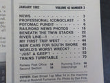 Trains Magazine 1982 January Stroll through the shops of the EBT South Shore new