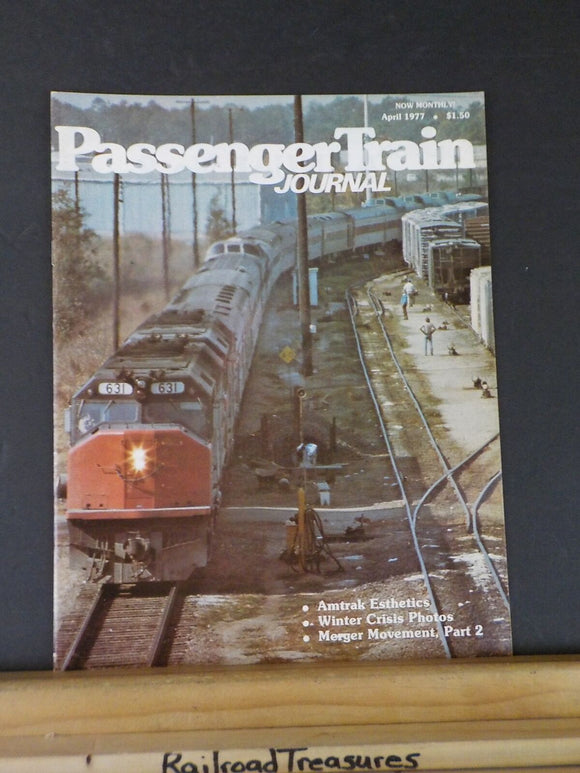 Passenger Train Journal 1977 April Winter Crisis Photos