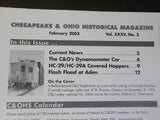 C&O History 2003 February Chesapeake and Ohio Historical Magazine Dynameter Car