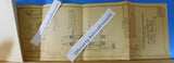 Blueprint Southern Pacific Company Lot of 8 Turnouts, Switch layout, crossover