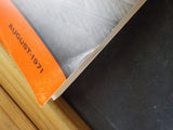 Railroad Car Journal #1 1971 August Box Cars 3 hole punched