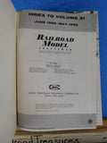 Railroad Model Craftsman Magazine Bound Volume 31 1962-1963 RMC 12 issues