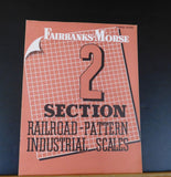 Fairbanks-Morse Section 2 Railroad-Pattern Industrial Scales Bulletin #8122A