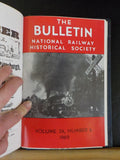 NRHS Bulletin Bound Vol 33-34 1968-69   12 issues National Railway Historical So
