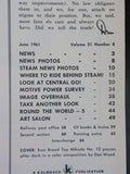 Trains Magazine 1961 June Look at Central Gp Ride Behind steam