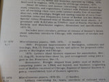 Guide to the Burlington Archives in the Newberry Library 1851-1901 Soft Cover